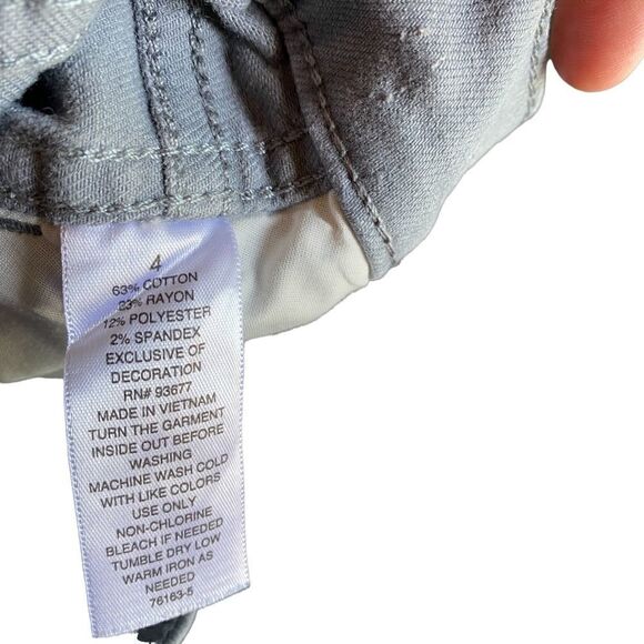 Ryegrass High-Waisted Semi-Flare grey Jeans size 4 - Picture 5 of 10